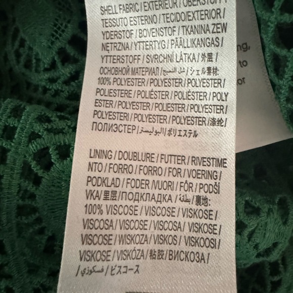 FARM Rio Green Morada Boa Guipure Lace Maxi Dress - Picture 15 of 16